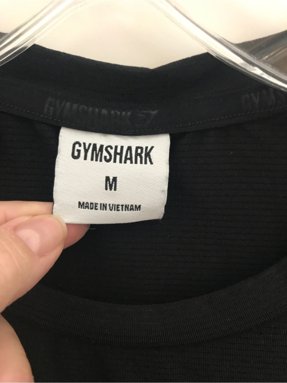 GYMSHARK Text Logo Athletic Tee - Picture 6 of 9